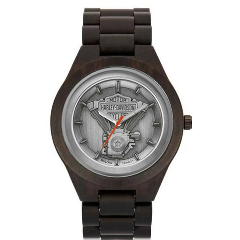 Limited Edition Harley Davidson Wood Watch